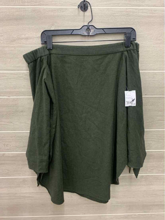 Tibi Olive Womens Size 6 Shirt