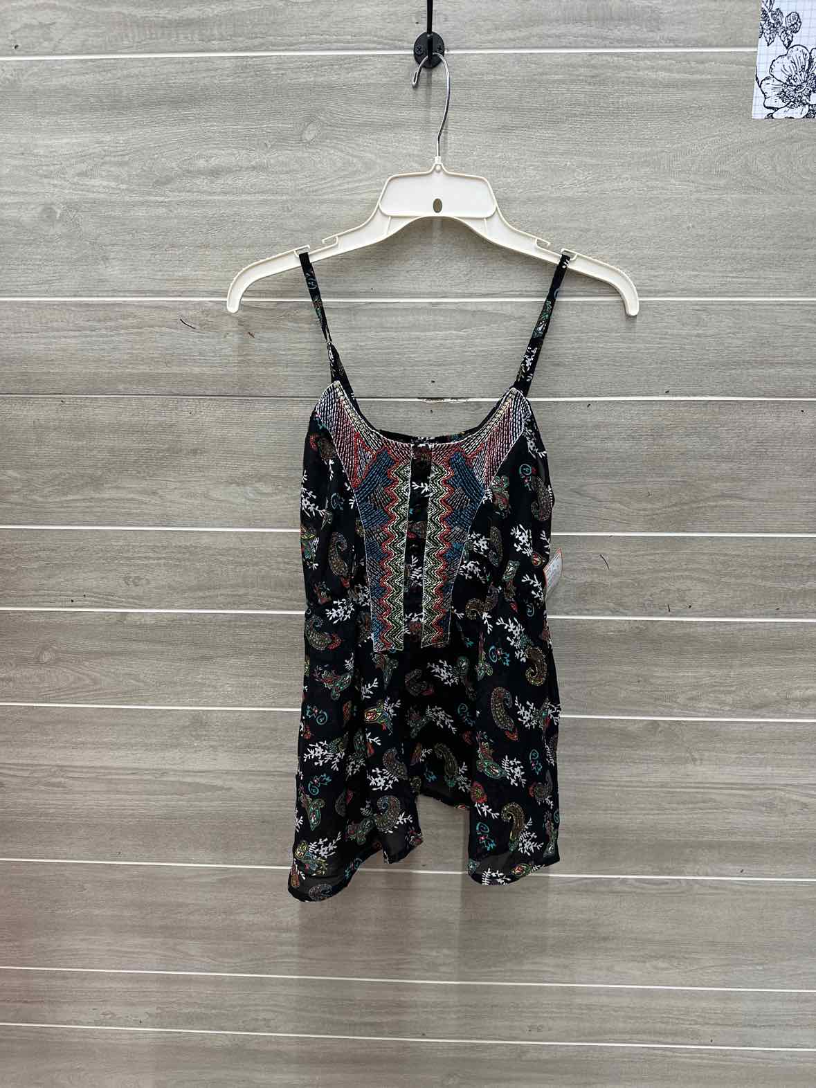 Size M Black Junior Tank Top