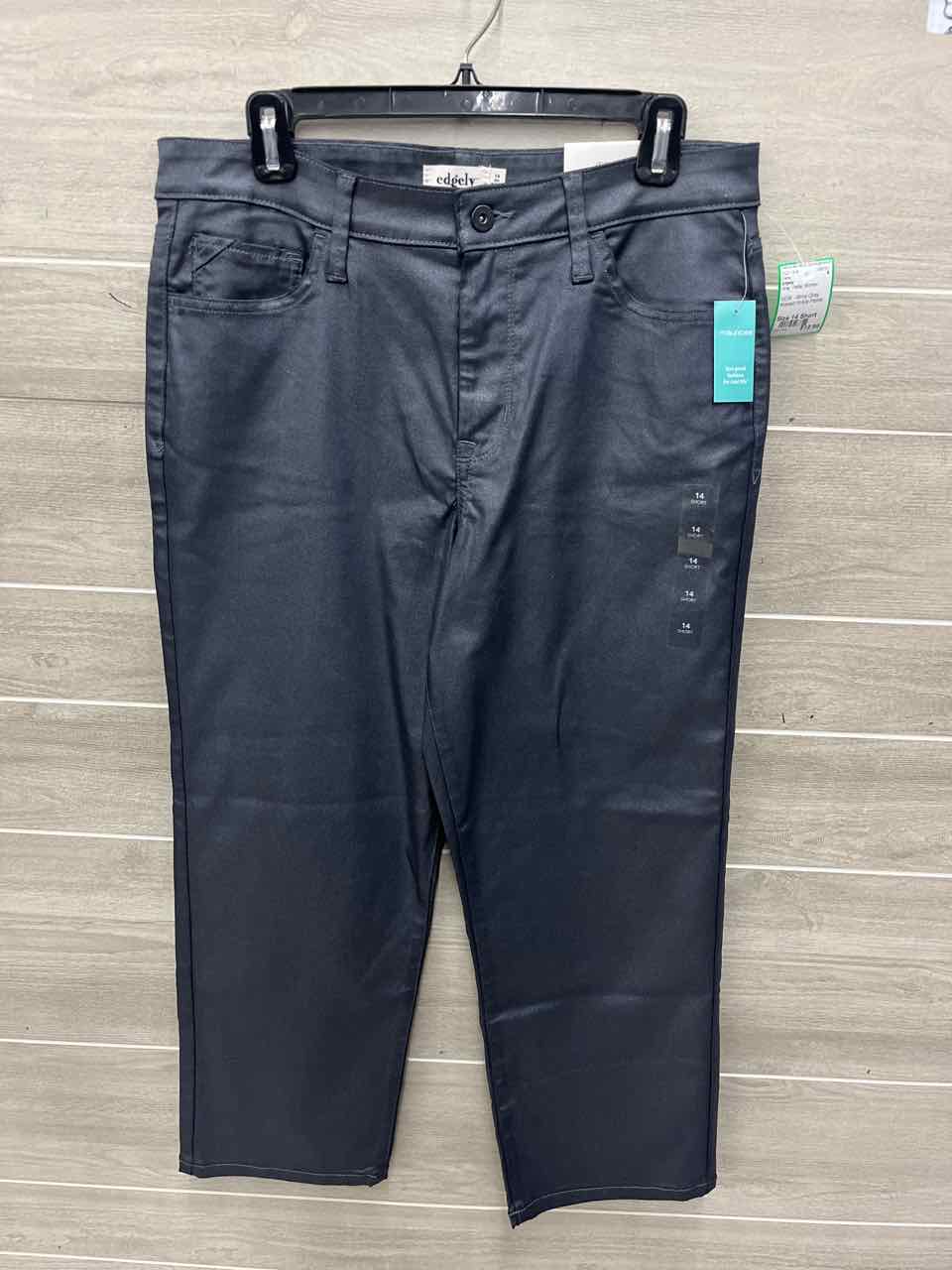 Edgely Size 14 Short Gray Petite Pants