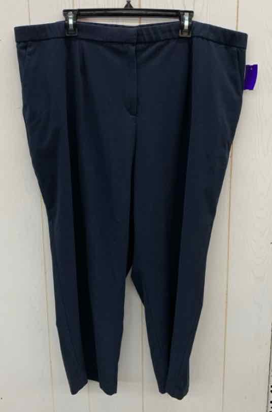 Sag Harbor Navy Womens Size 24W Pants