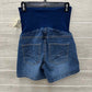 Oh Baby Size S Blue Maternity Shorts
