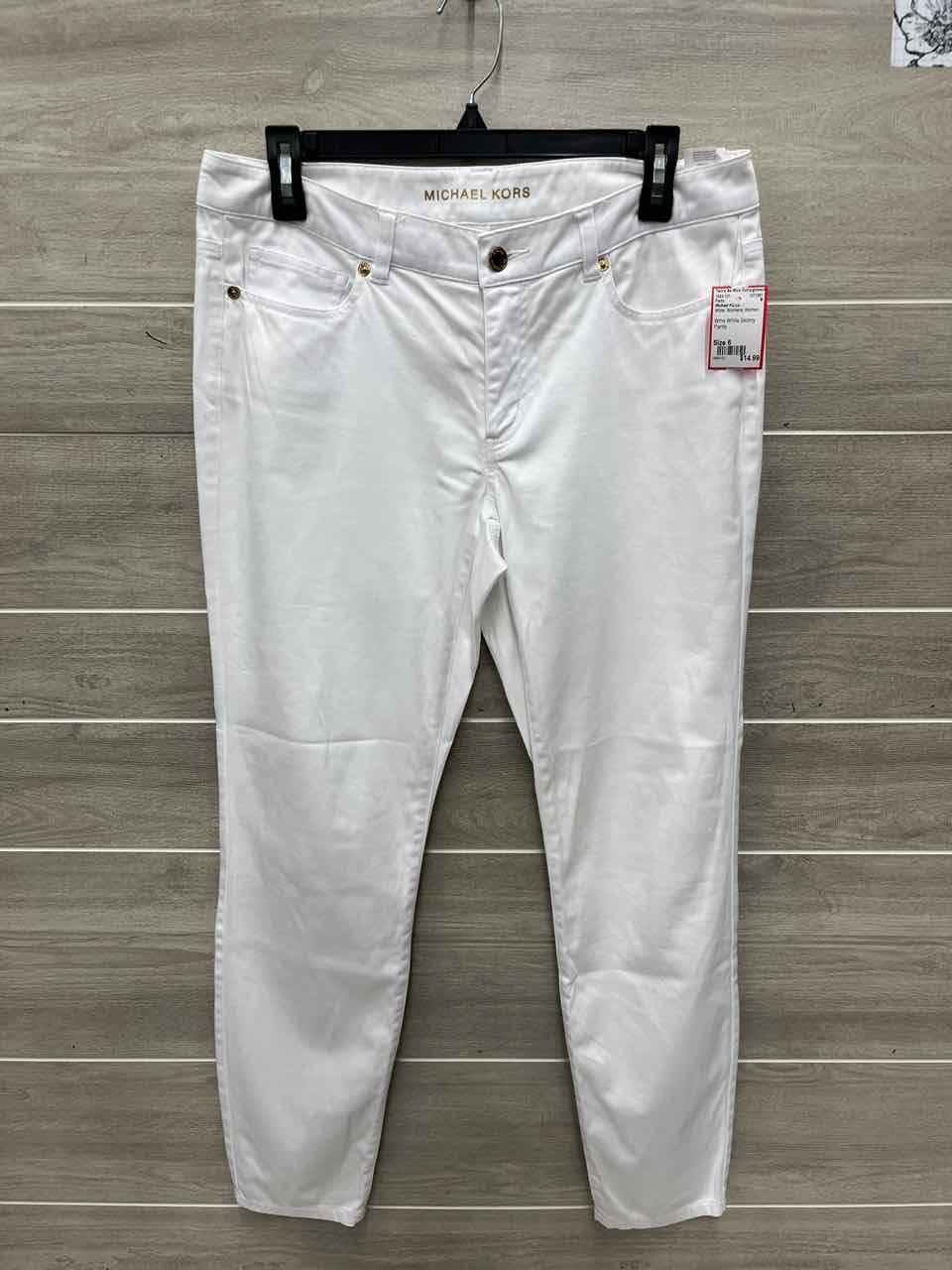 Michael KORS Size 6 White Womens Pants