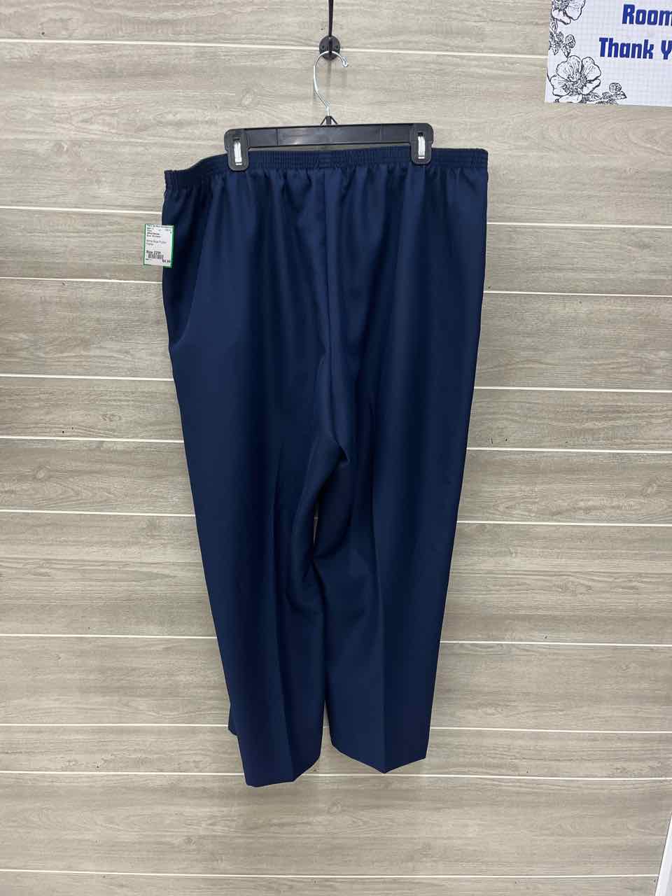 Alfred Dunner Blue Womens Size 22W Pants