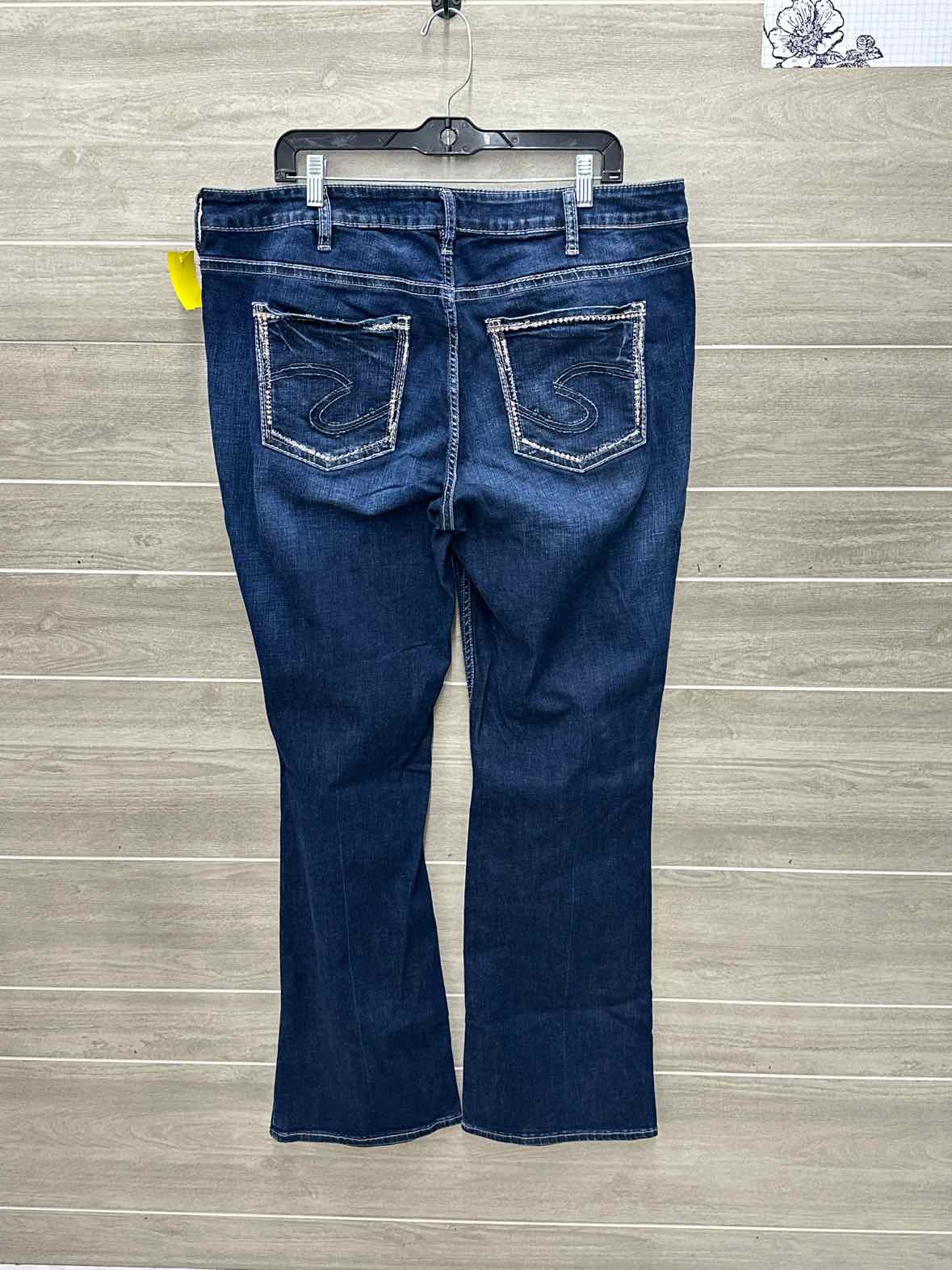 Silver Size 18 Long Blue Plus Jeans
