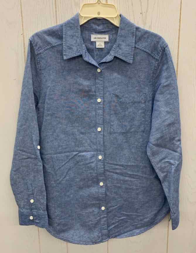 Liz Claiborne Blue Womens Size Small Shirt