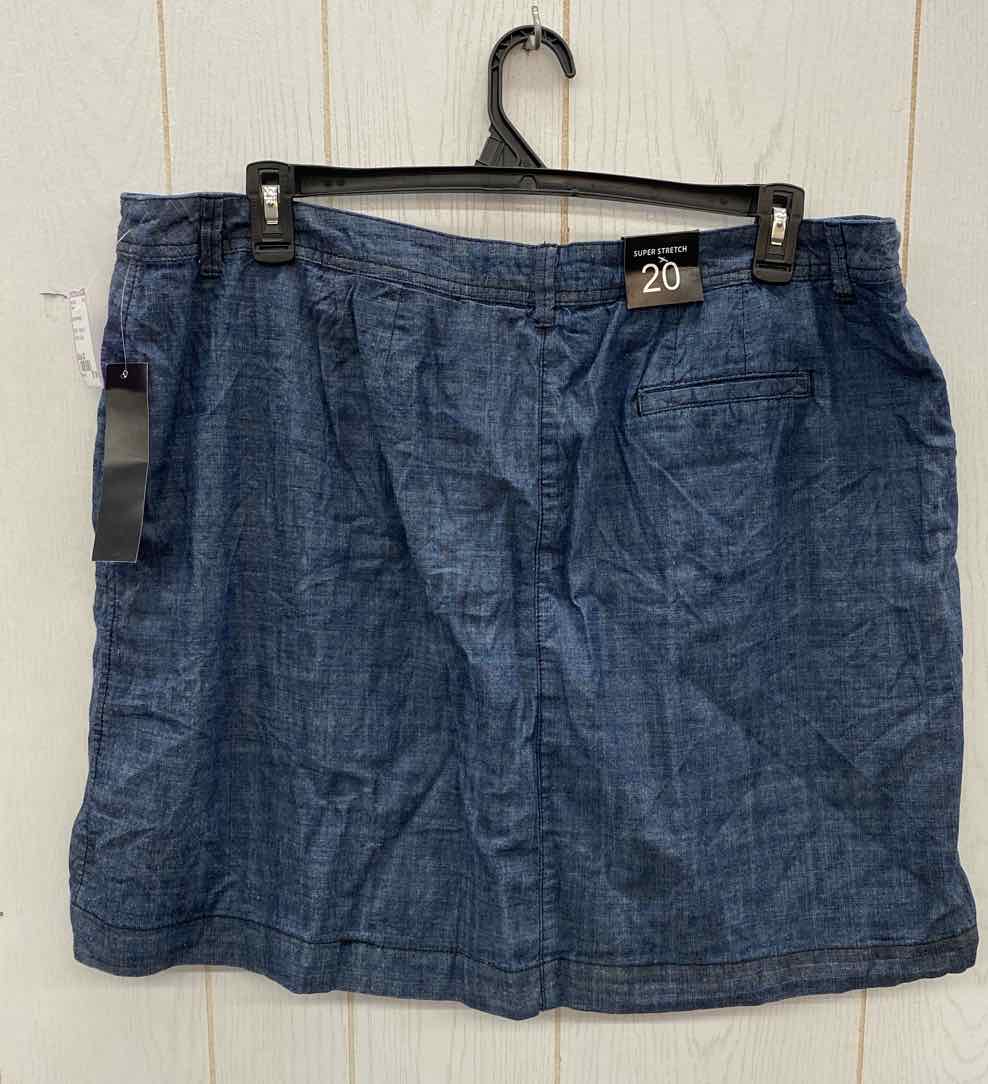 Blue Womens Size 20 Shorts