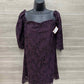 Cupcakes & Cashmere Size 4 Purple Womens Dress
