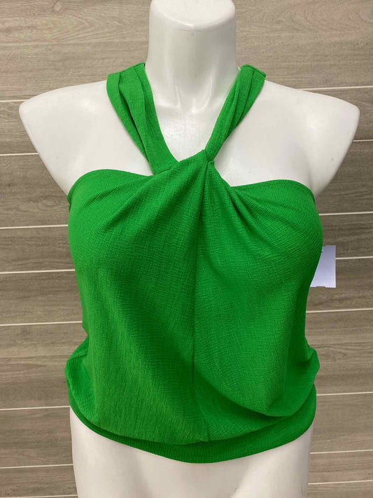 INC Green Womens Size L Tank Top