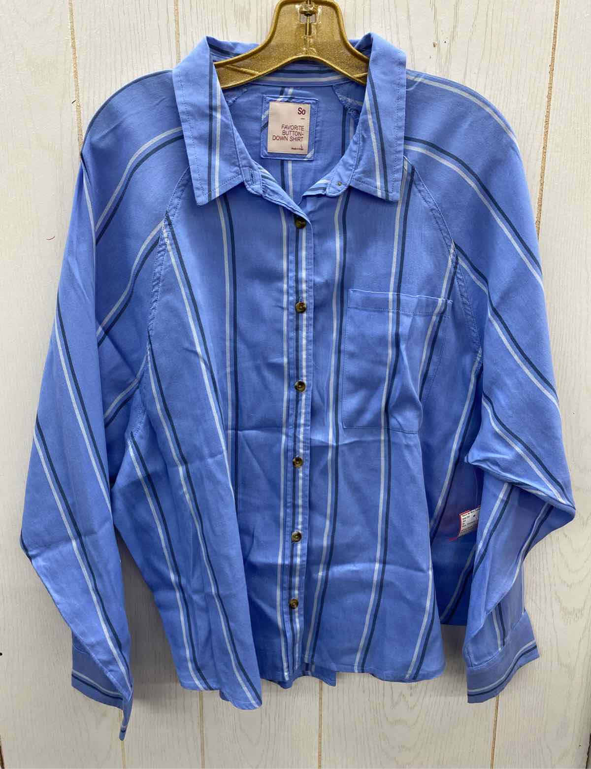 So Blue Womens Size L Shirt