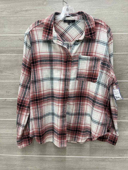Love Tree Size L Pink Womens Shirt