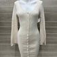 American Eagle Size M Cream Womens Dress