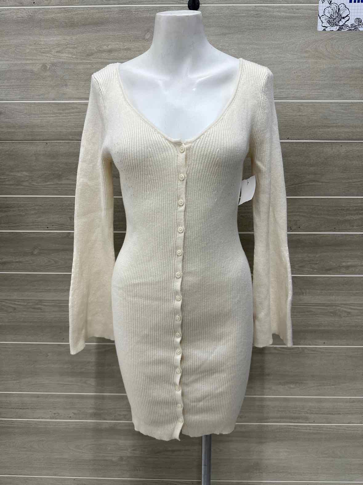 American Eagle Size M Cream Womens Dress