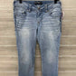 Silver Size 8 Blue Womens Jeans