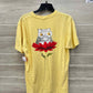 Yellow Womens Women Size M Shirt