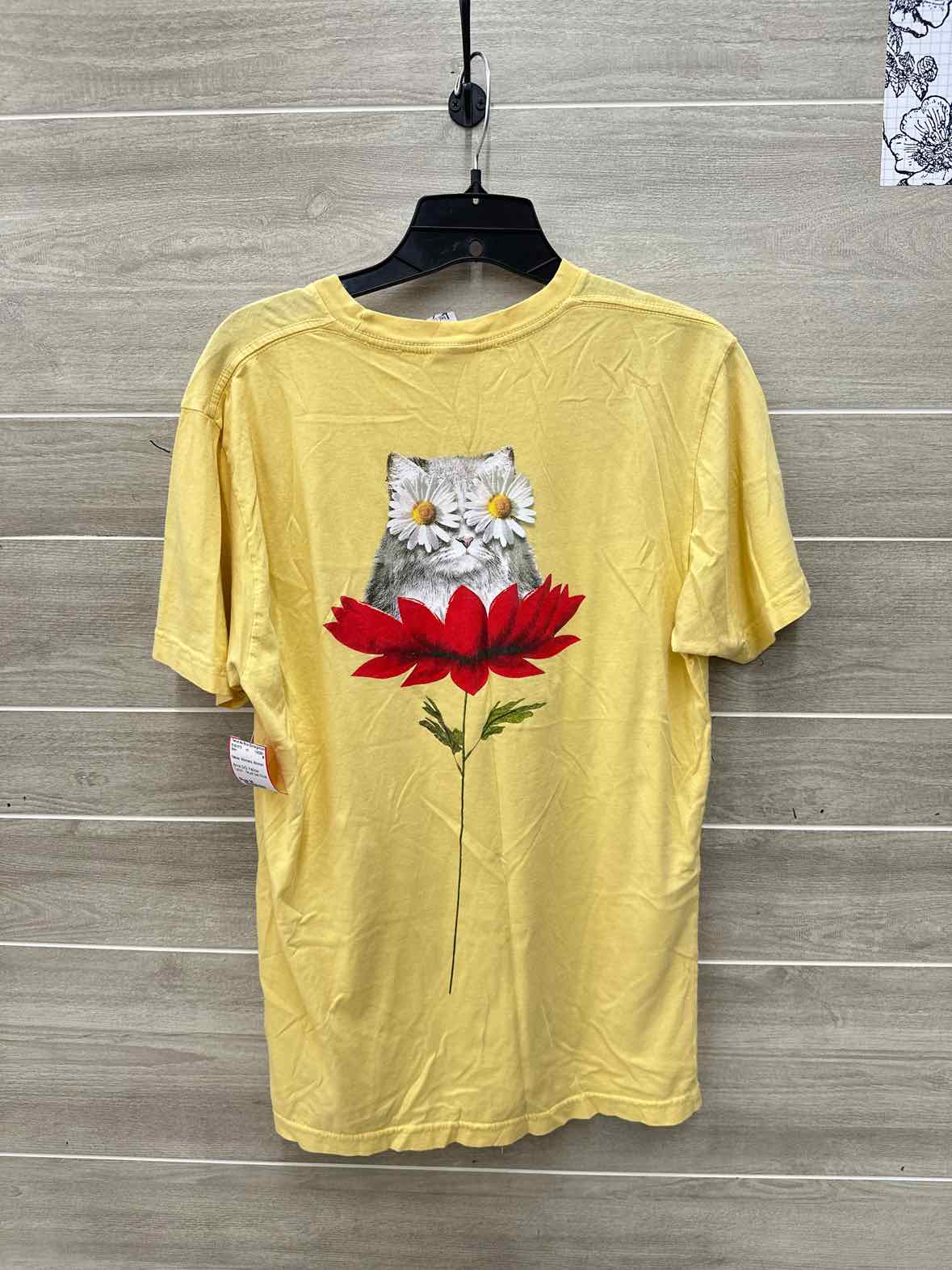 Yellow Womens Women Size M Shirt