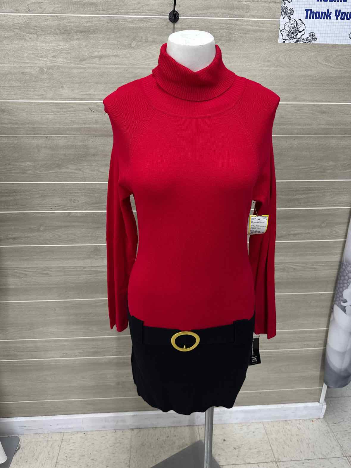 INC Size 10 Red Womens Dress