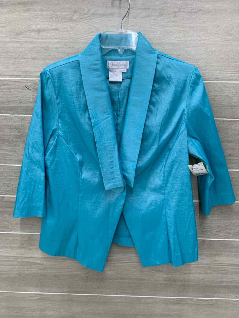 Great Cavalier Teal Womens Size 10 Blazer