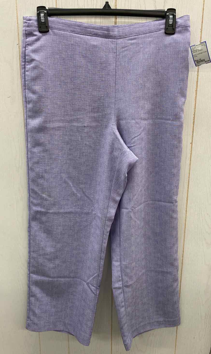 Alfred Dunner Lavender Womens Size 16 Pants