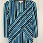 Dana Buchman Blue Womens Size Small Shirt