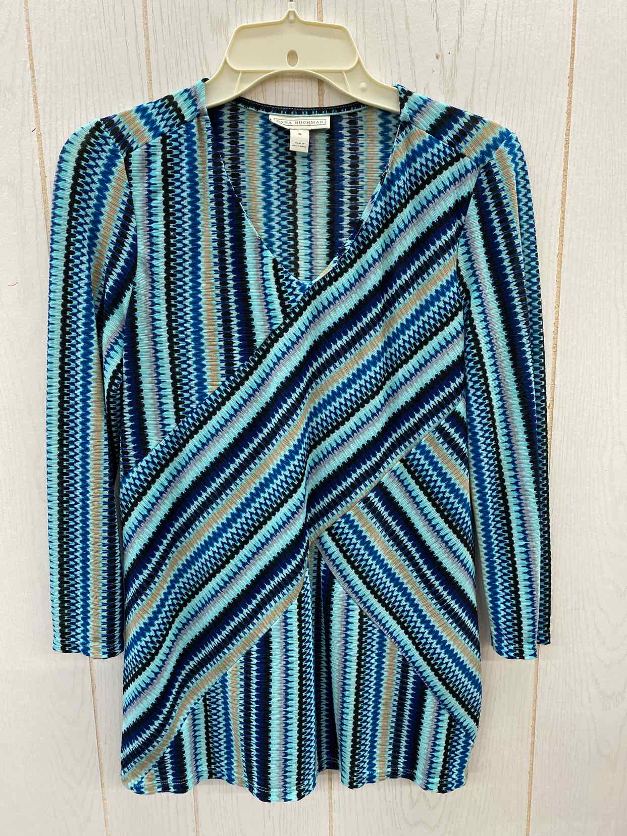 Dana Buchman Blue Womens Size Small Shirt