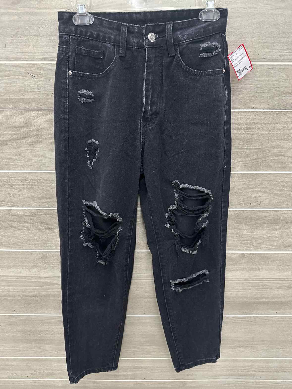 Shein Size 2 Black Womens Jeans