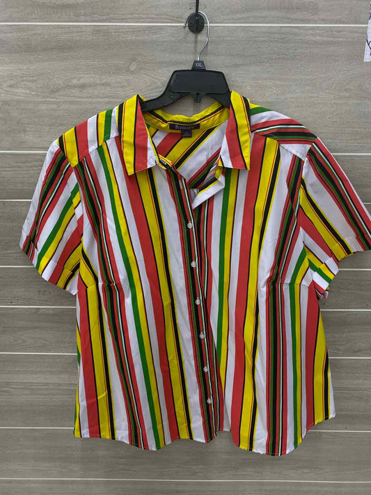 Roamans Multi-Color Womens Size 30W Shirt