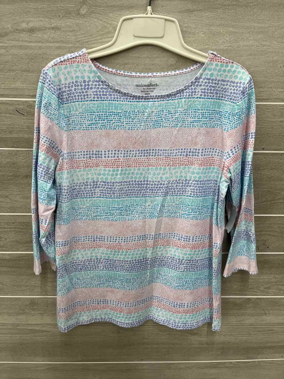 Chadwicks Blue Womens Women Size M Shirt