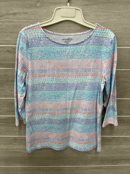 Chadwicks Blue Womens Women Size M Shirt