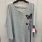 Gray Womens Size XL Shirt