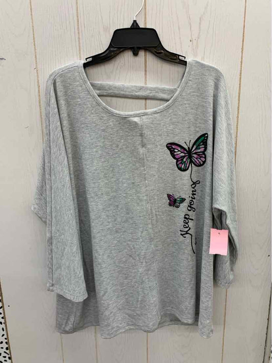 Gray Womens Size XL Shirt