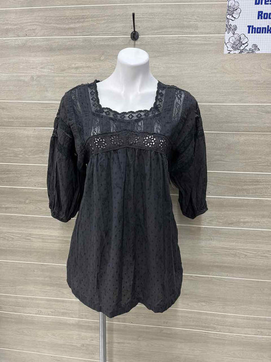 Free People Black Womens Women Size 6 Dress