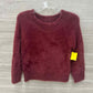 Charlotte Russe Burgundy Junior Women Size Small Sweater