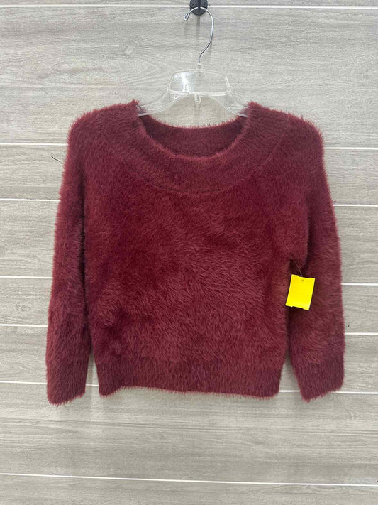 Charlotte Russe Burgundy Junior Women Size Small Sweater