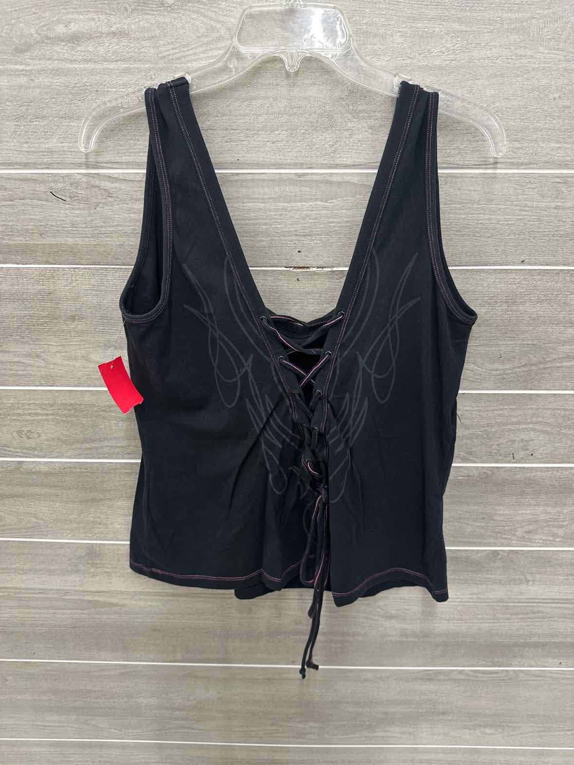 Harley Davidson Black Womens Women Size 16/18 Tank Top