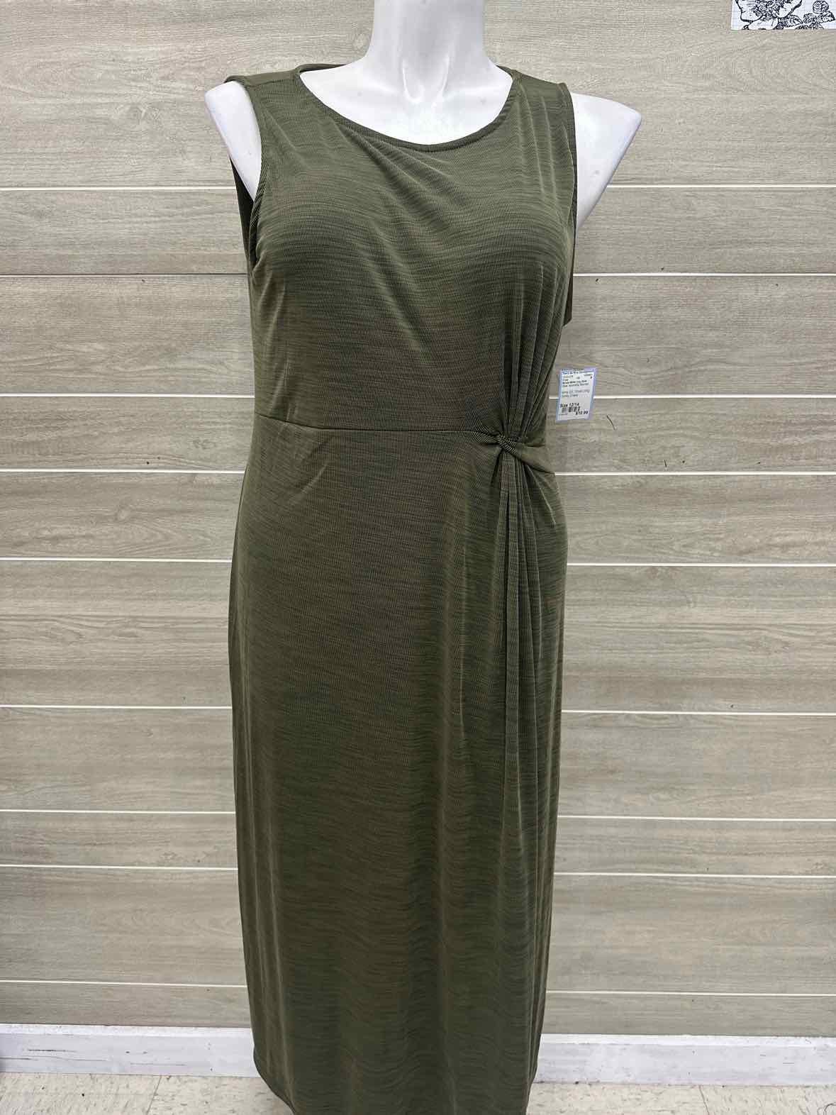 Nicole Miller New York Size 12/14 Olive Womens Dress