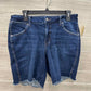Maurices Blue Womens Women Size 14 Shorts