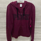 PINK Size L Burgundy Womens Sweatshirt