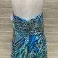 MAC DUGGAL Size 24 Blue Plus Gown/Evening Wear