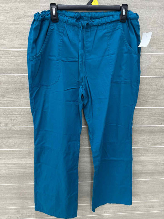 Teal Womens Size M Scrub Pants
