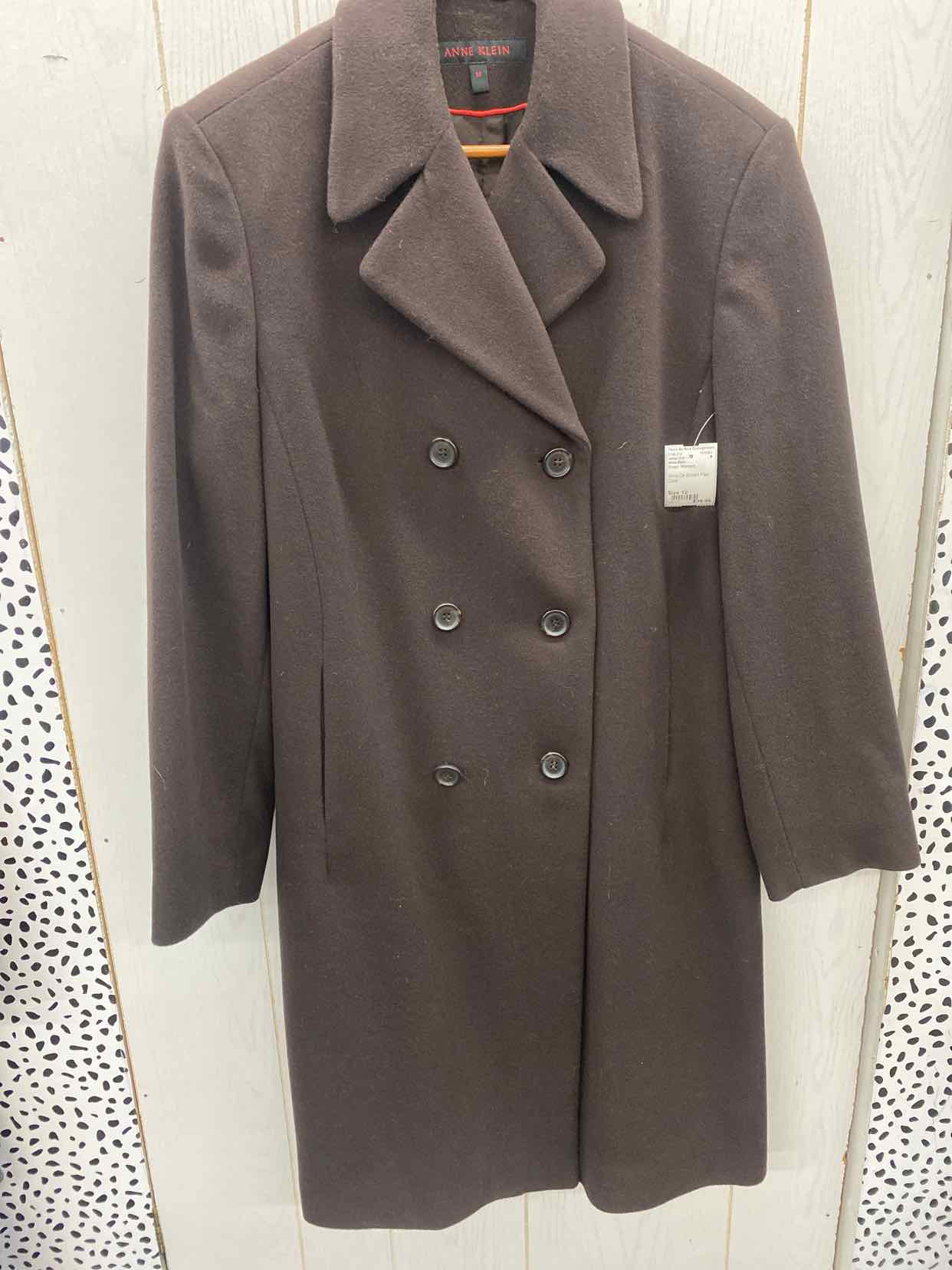 Anne Klein Brown Womens Size 12 Jacket (Outdoor)