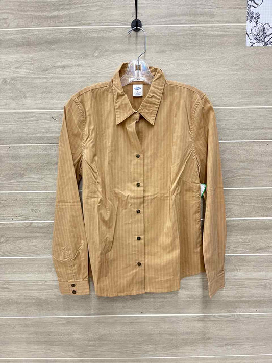 Old Navy Size M Tan Junior Shirt