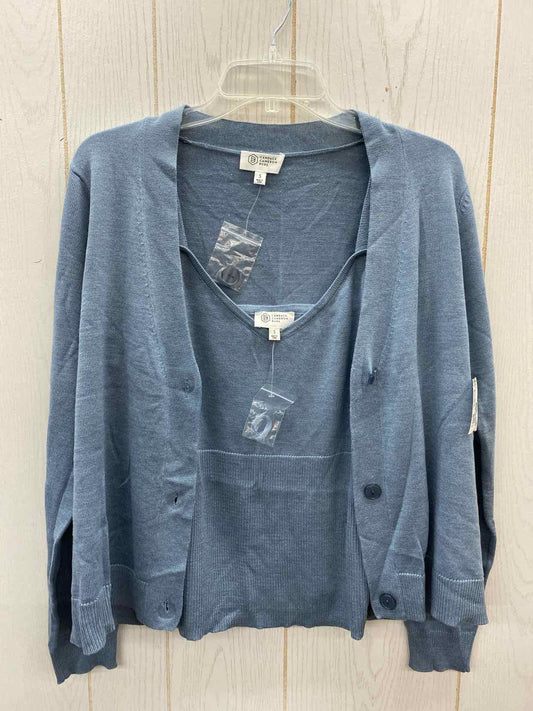 Candace Cameron Bure Blue Womens Size Small Sweater