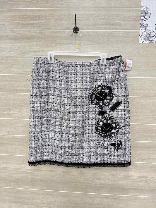 Josephine Chaus Black Womens Women Size 16 Skirt