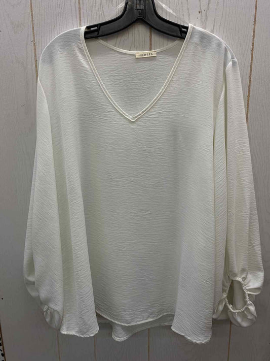 Jodifel White Womens Size L Shirt