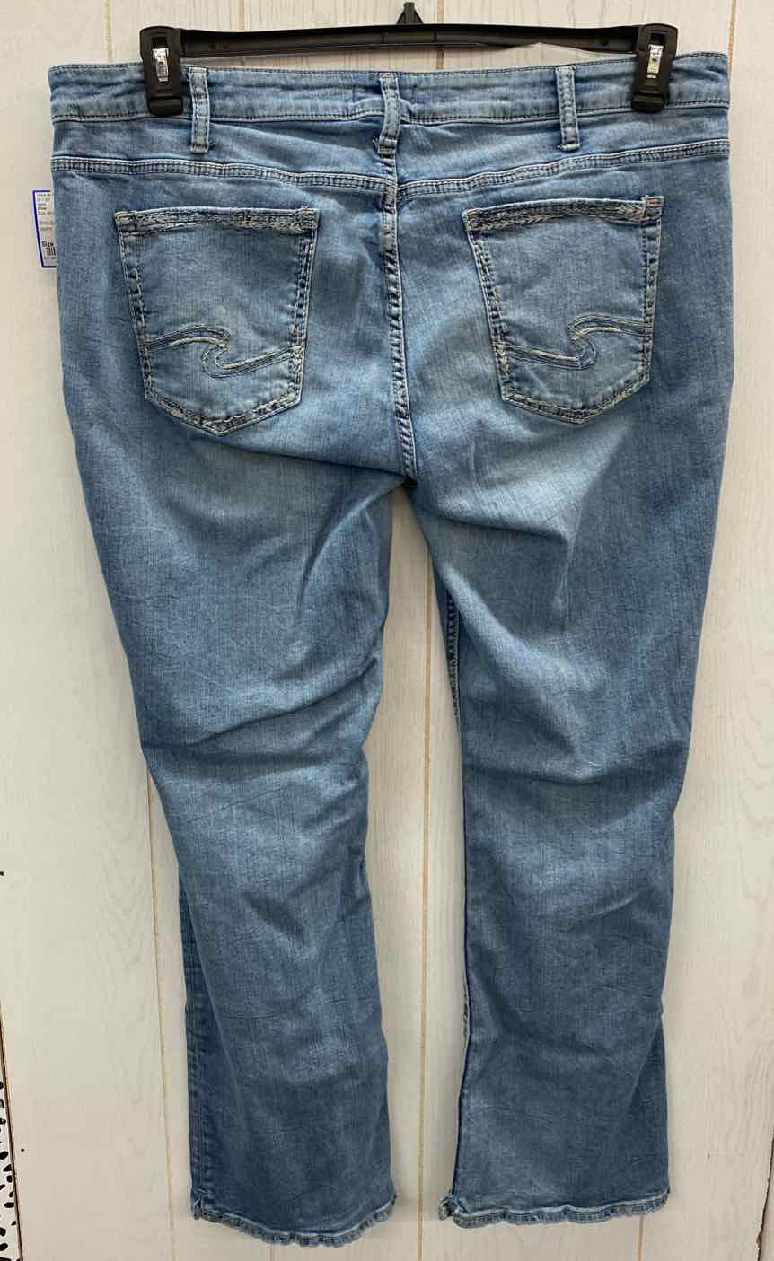 Silver Blue Womens Size 20 Jeans