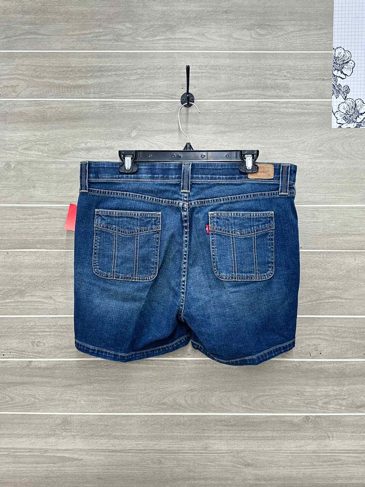 Levis Blue Womens Women Size 16 Shorts