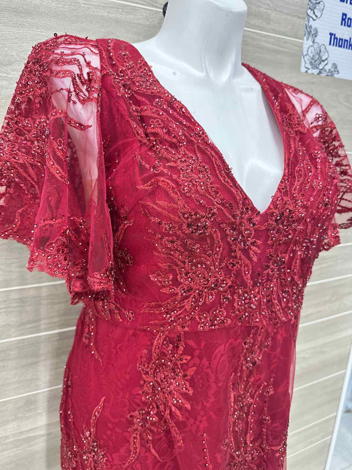 MAC DUGGAL Size 14/16 Red Womens Gown/Evening Wear