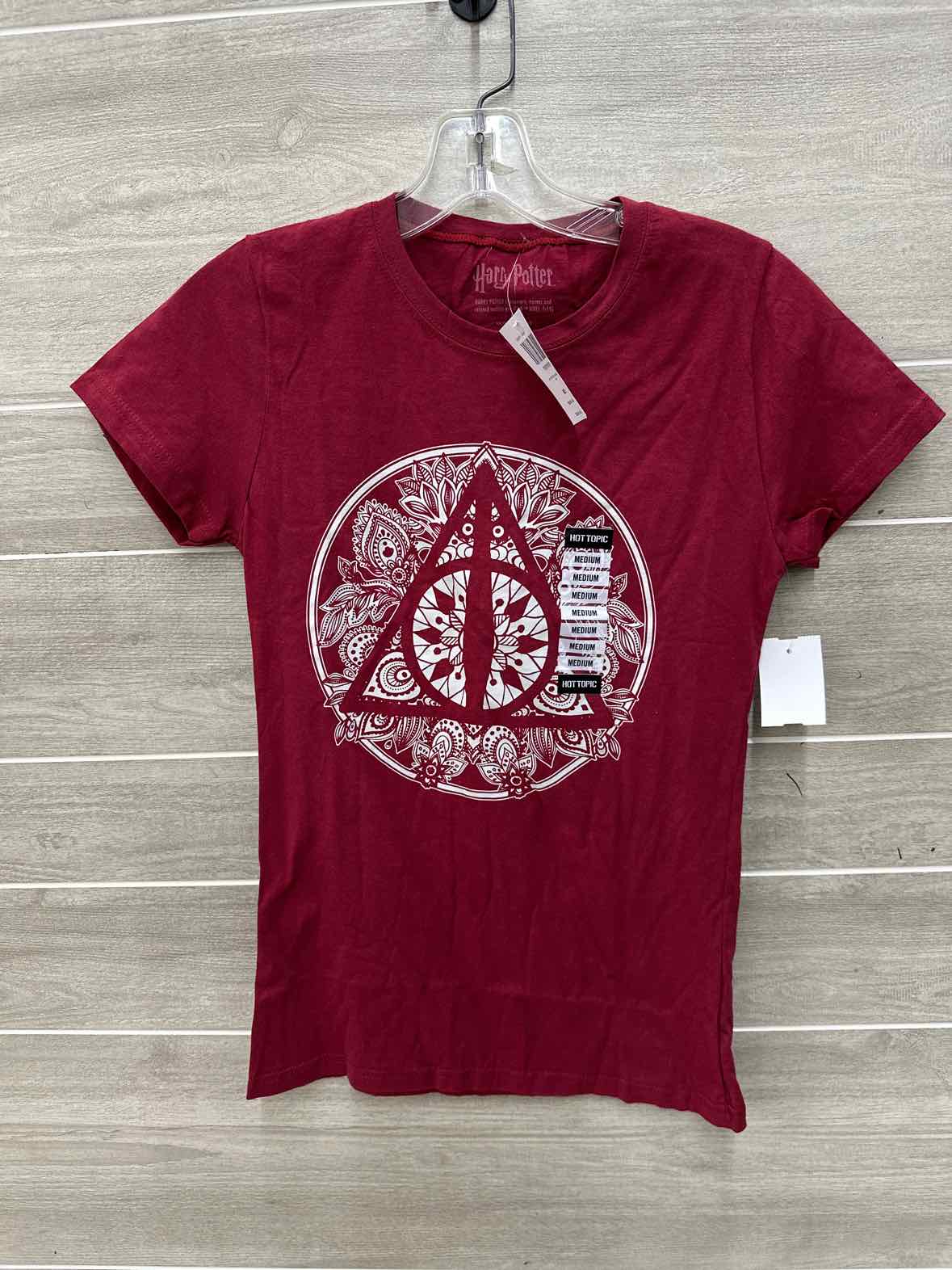 Harry Potter Size M Burgundy Junior Shirt