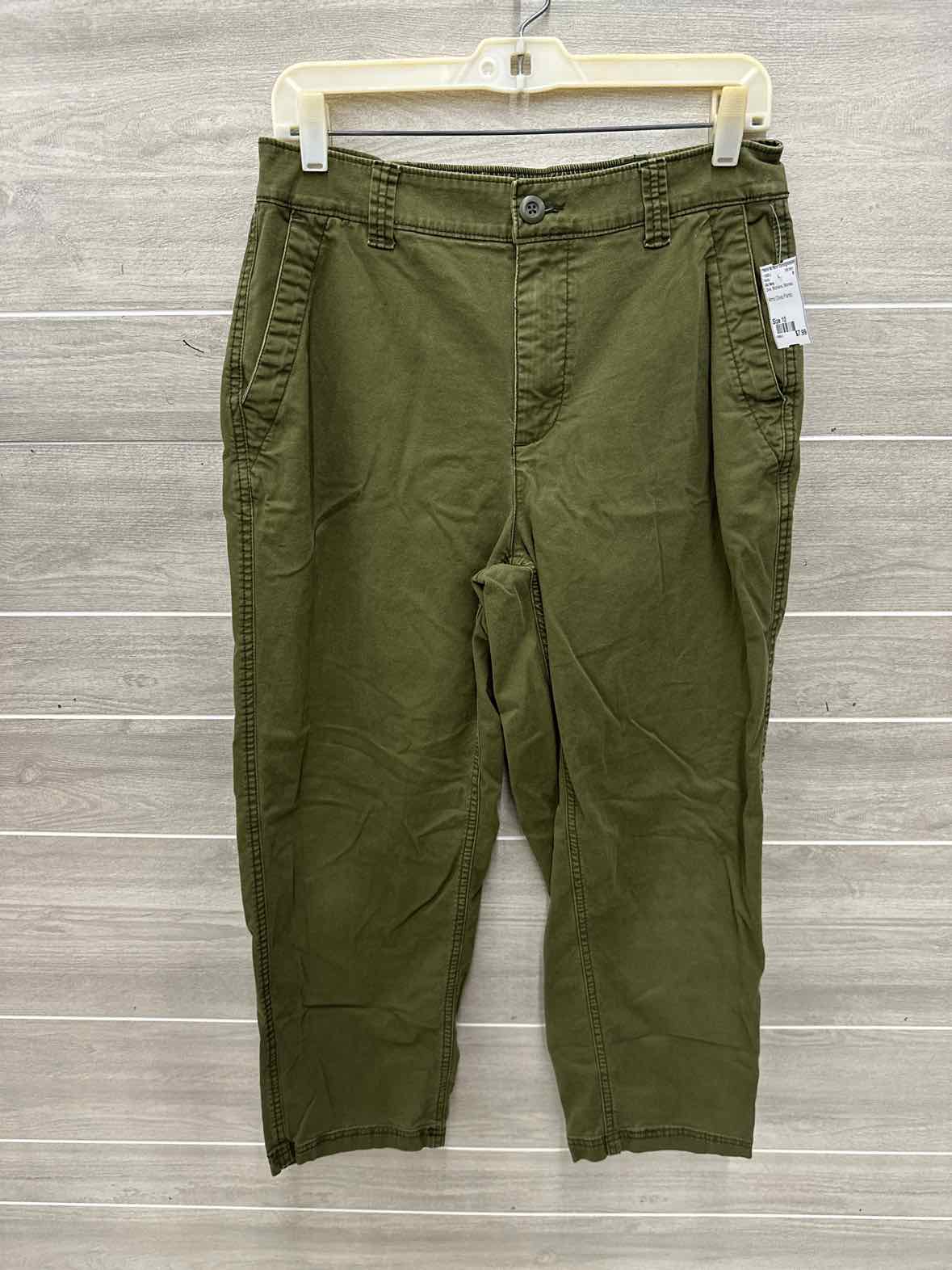 Old Navy Size 10 Olive Womens Pants