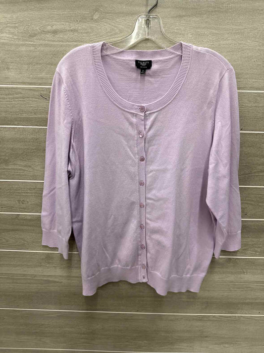 Talbots Size 2X Lavender Plus Sweater